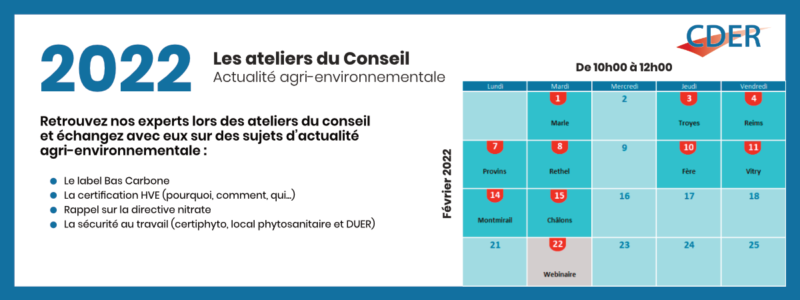Ateliers du conseil – Actualité agri-environnementale
