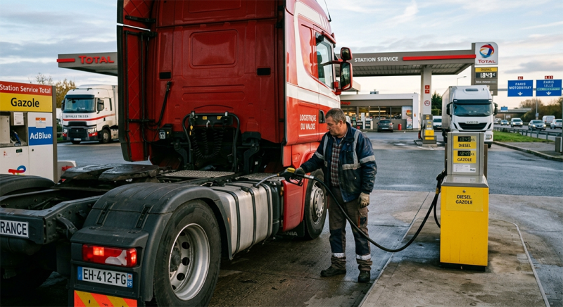 Carburant : des aides exceptionnelles pour les entreprises de transport routier