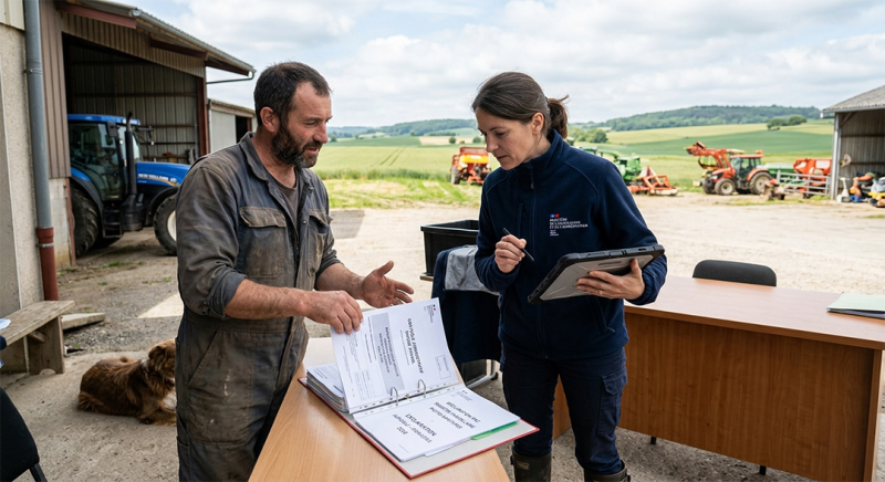 Contrôles des exploitations agricoles : mise en place du contrôle administratif unique annuel